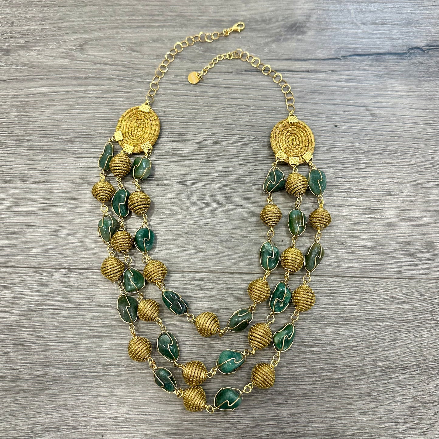 Collana “Domizia” Capim Dourado