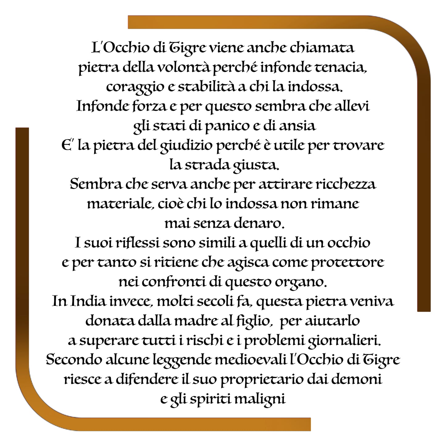 Talismano Naja Coraggio