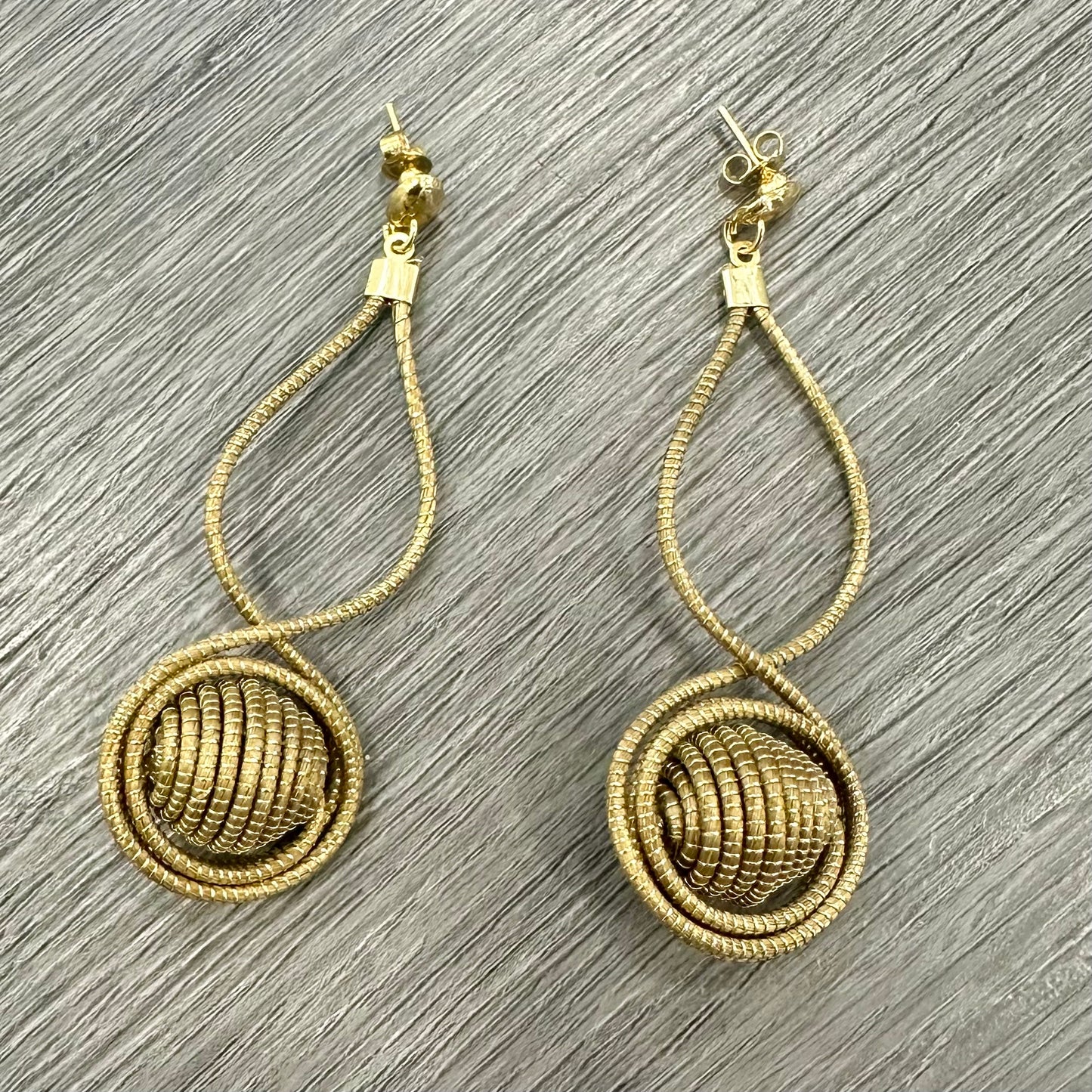 Orecchini “Aurelia” Capim Dourado