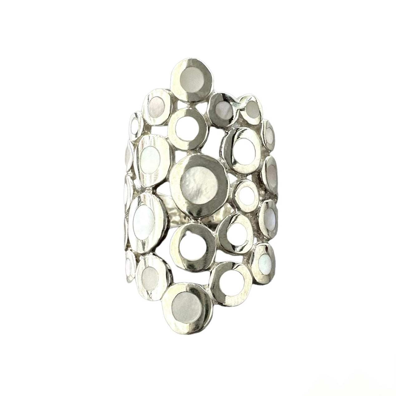 Anello Argento e Madreperla