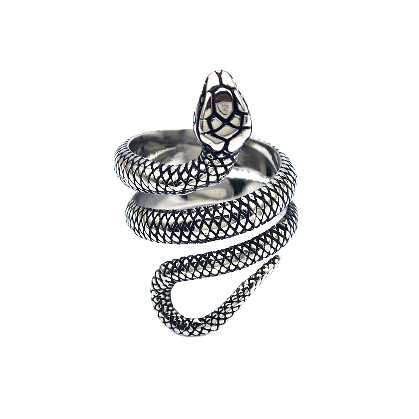 Anello Serpente Acciaio