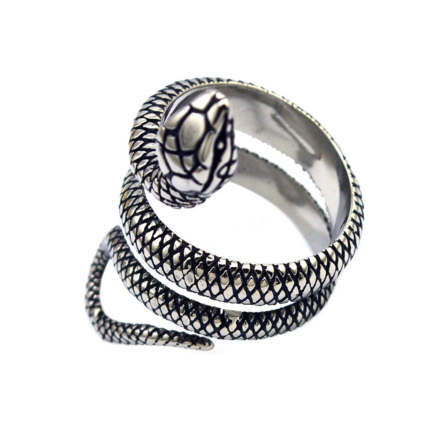 Anello Serpente Acciaio