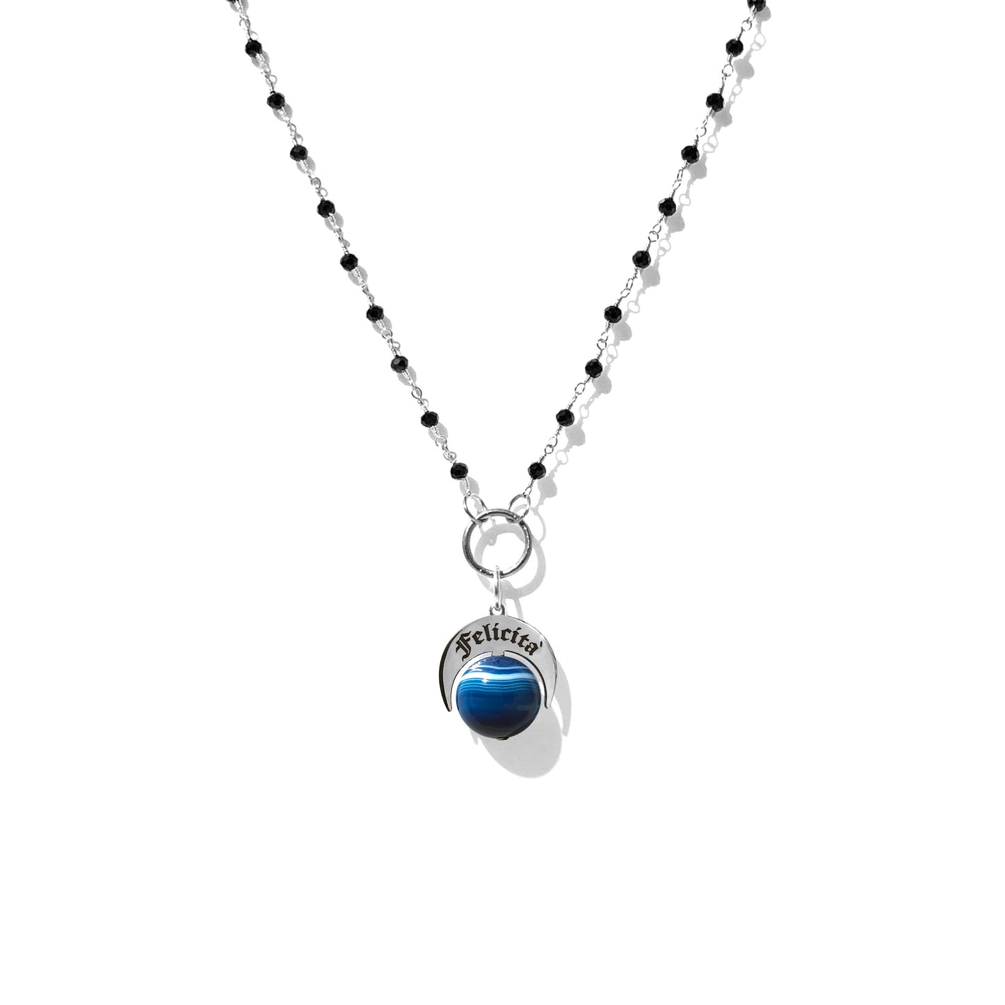 Collana Naja Felicità con Pietra Grande