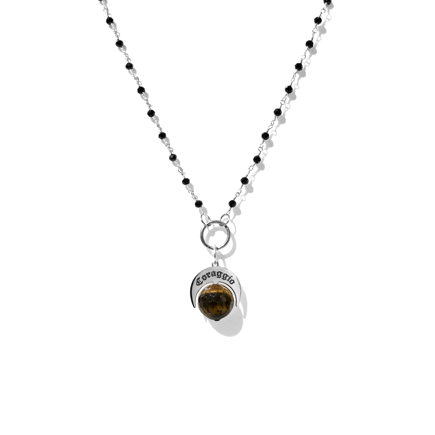Collana Naja Coraggio Pietra Grande