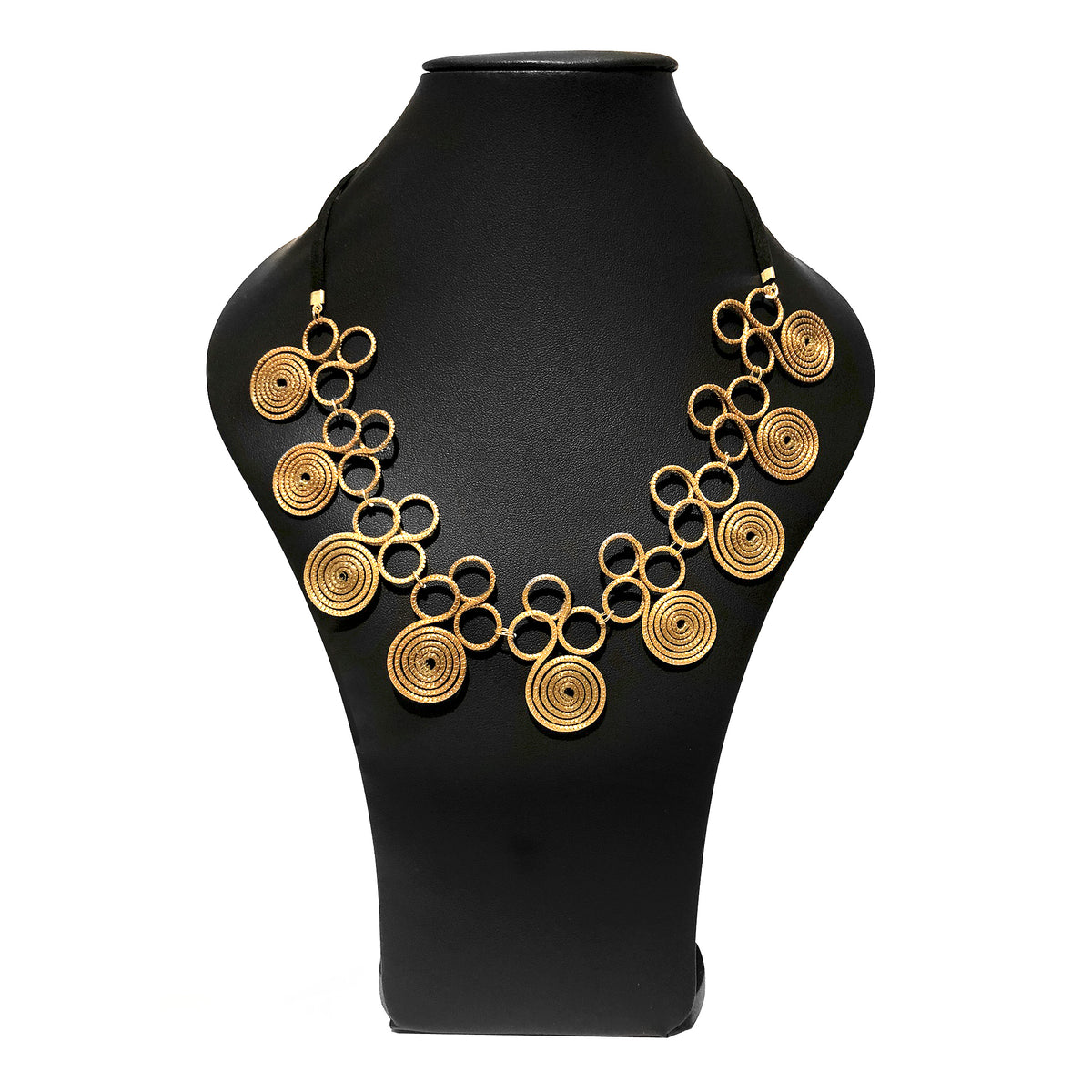 Collana Donna Spiral Nera Capim Dourado – Attimi Gioielli