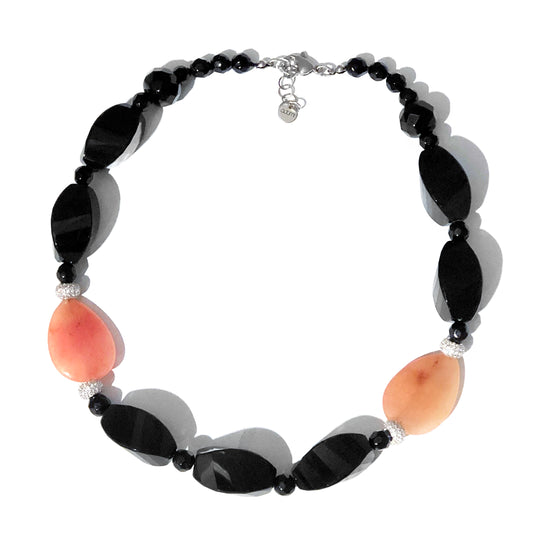 Collana Donna Nera Onice e Giada