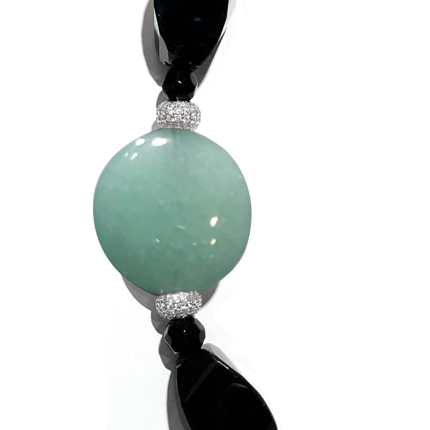 Collana Donna Nera Onice e Giada