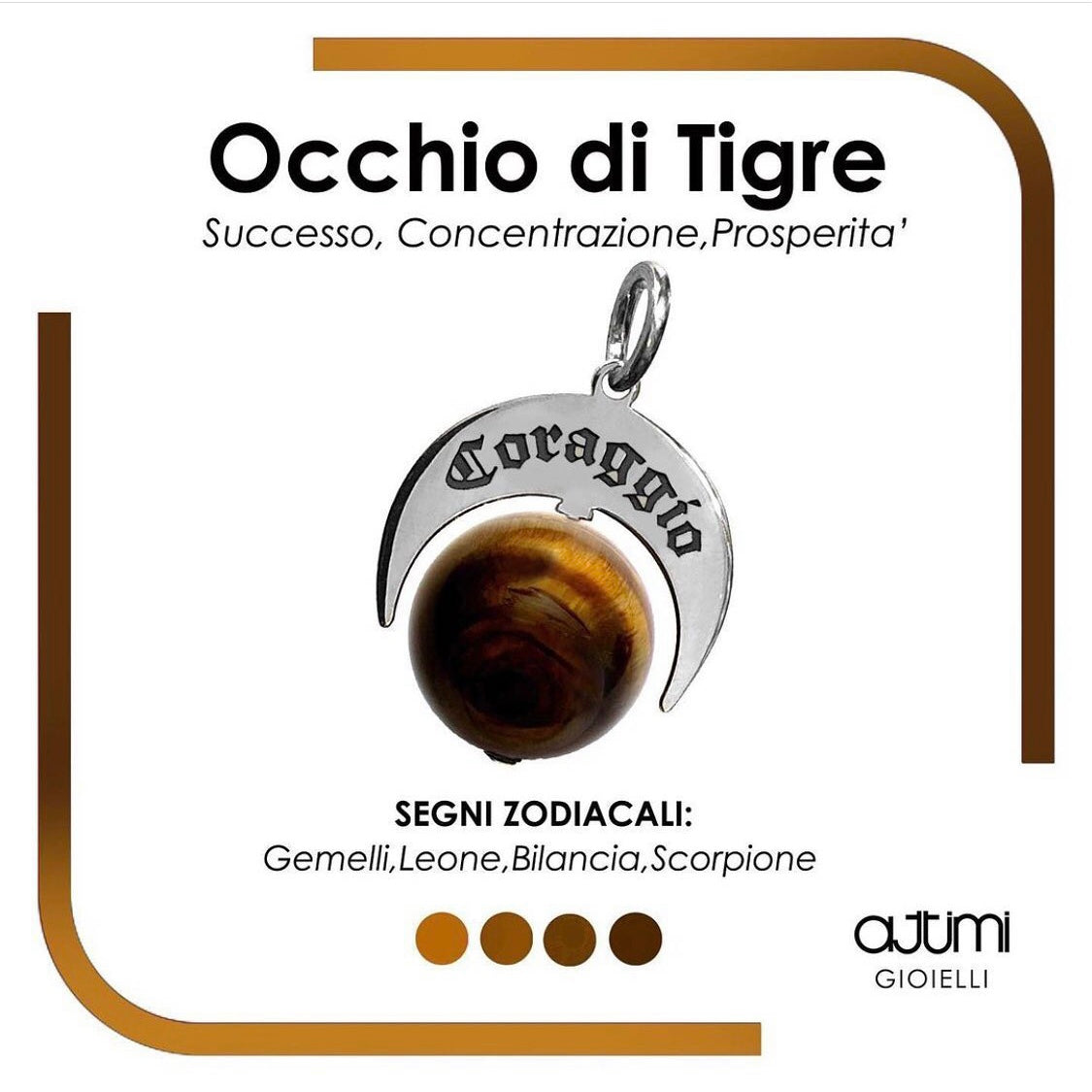 Anello con Talismano Coraggio