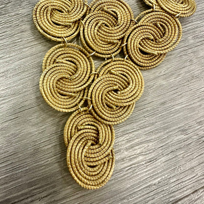 Collana Capim Dourado “Silvia” - spirali di Oro Vegetale