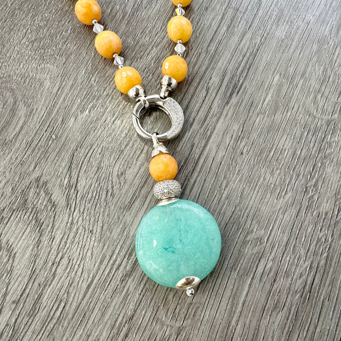 Collana Gialla con Pendente