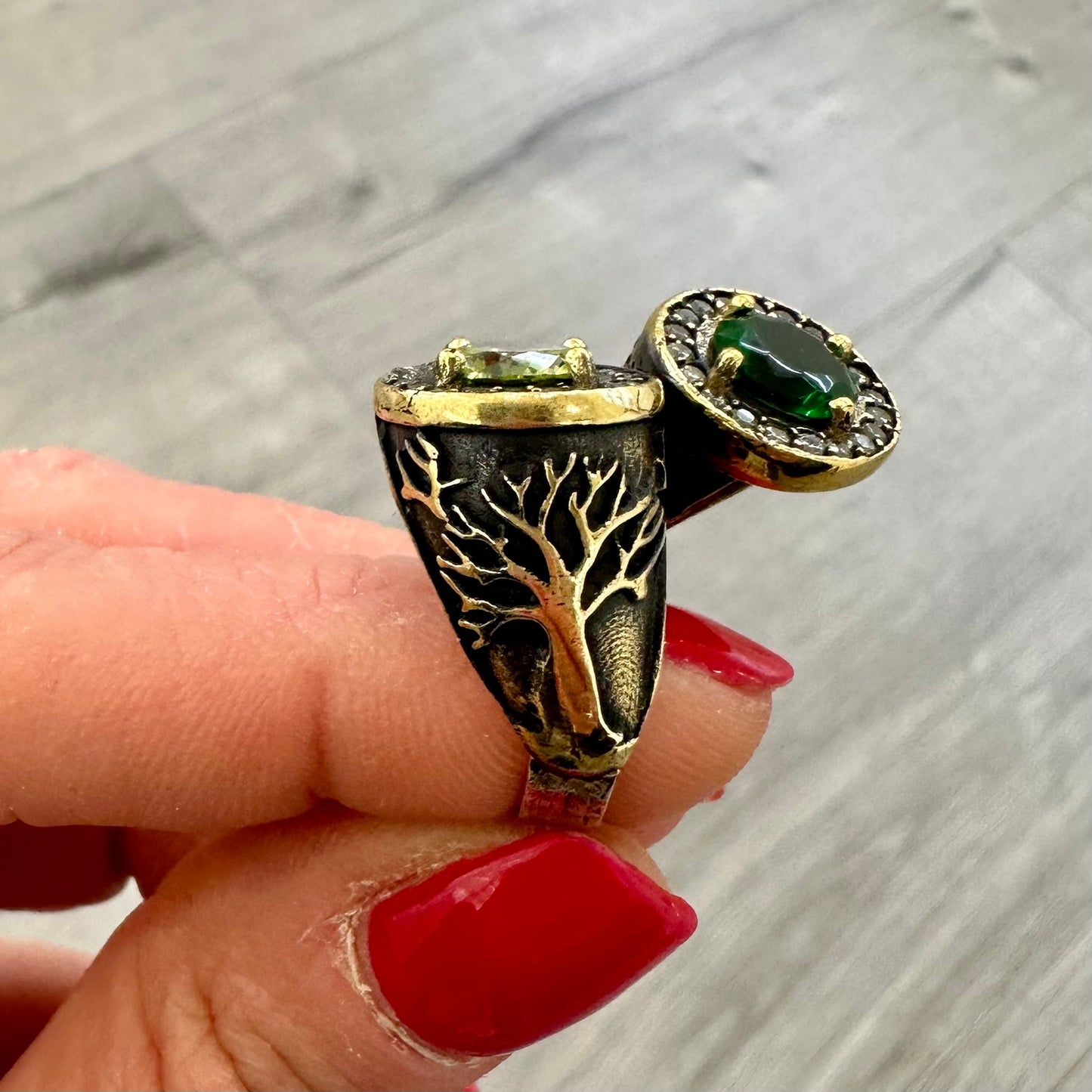Anello Turco Contrarie' Argento