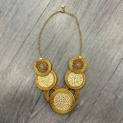 Collana Capim Dourado "Livia" Oro Vegetale artigianale