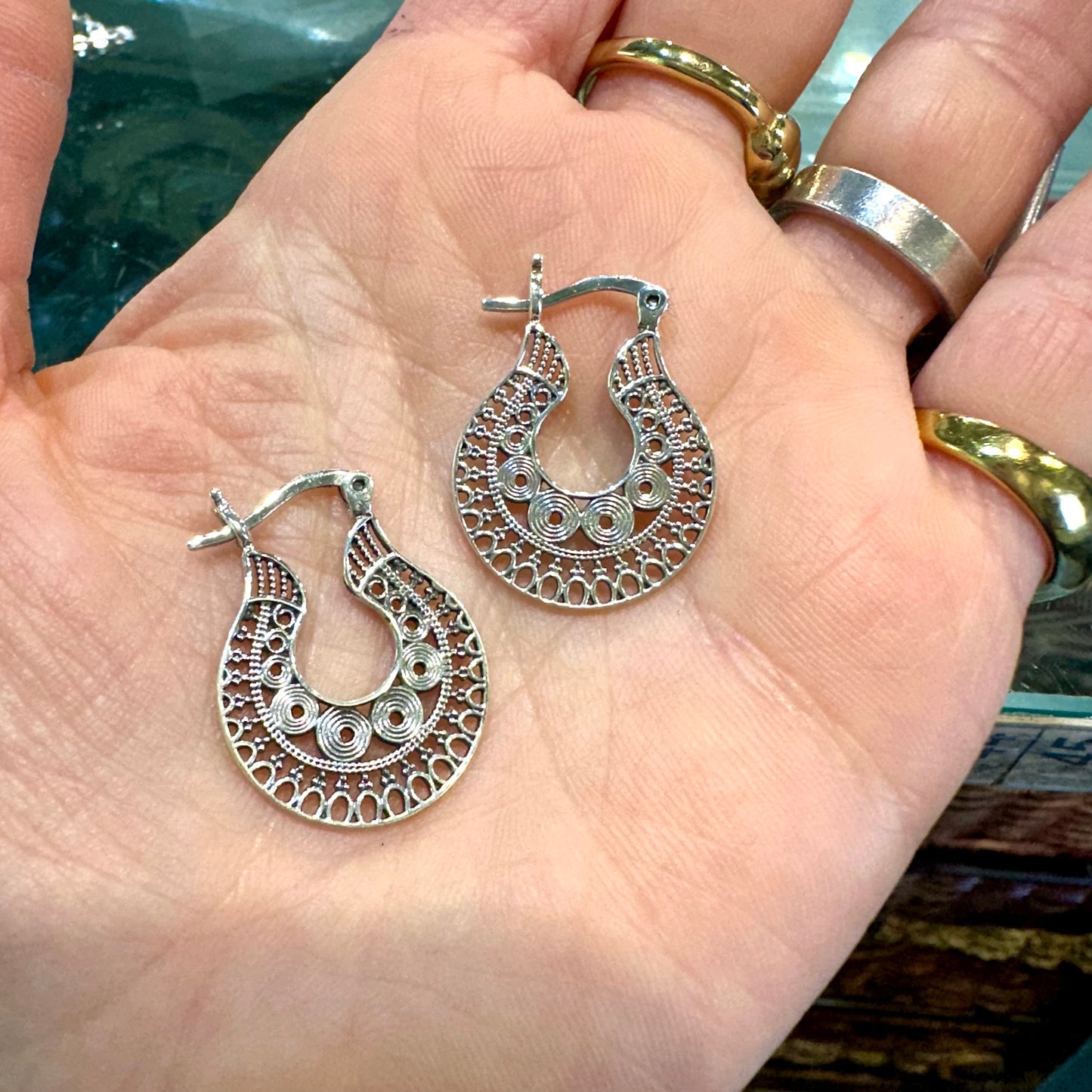Orecchini Orientali Argento 925