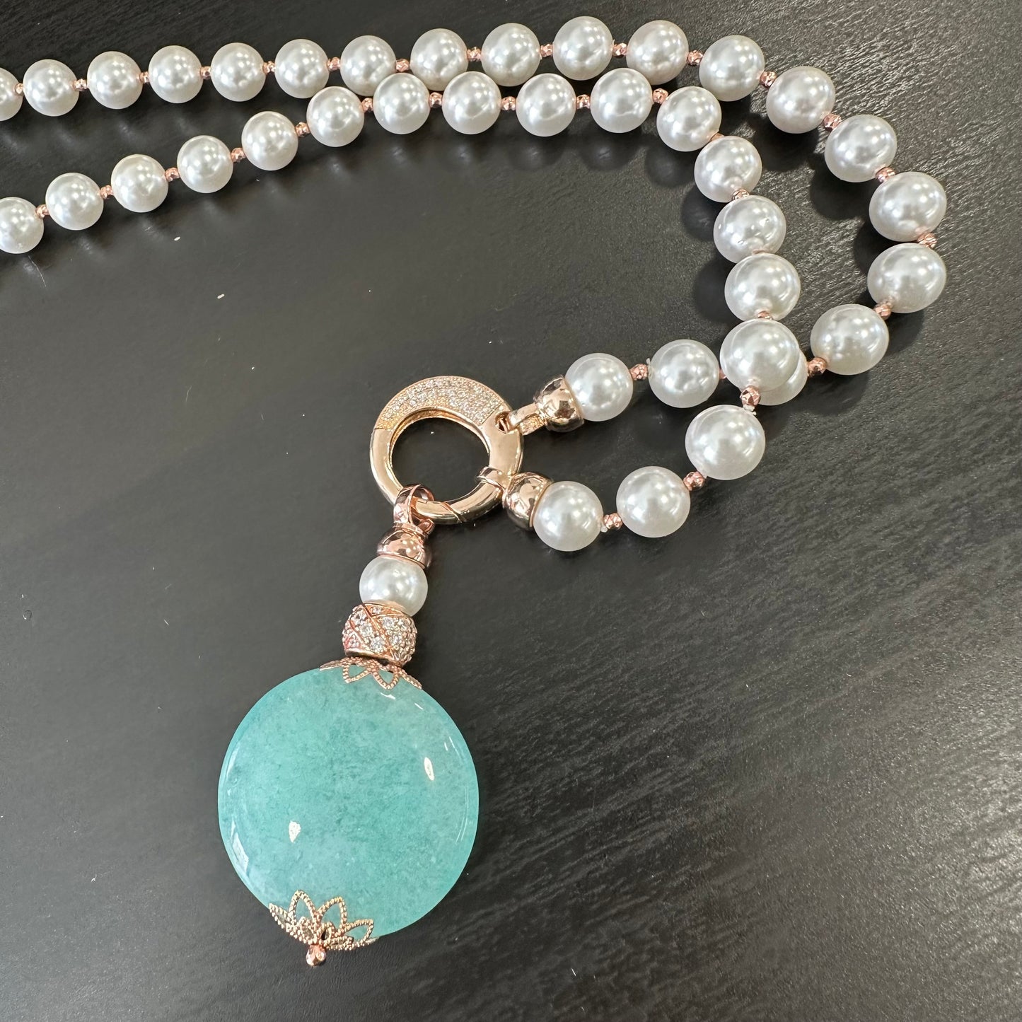 Collana Donna di Perle con Pendente