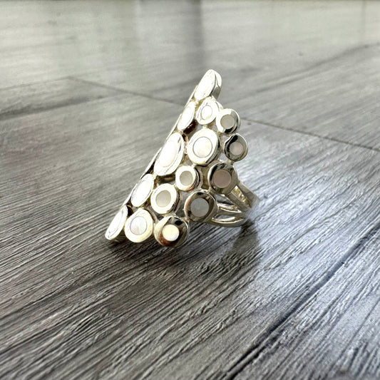 Anello Argento e Madreperla