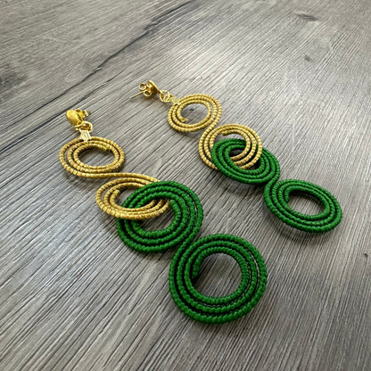 Orecchini “Aurelia” Capim Dourado