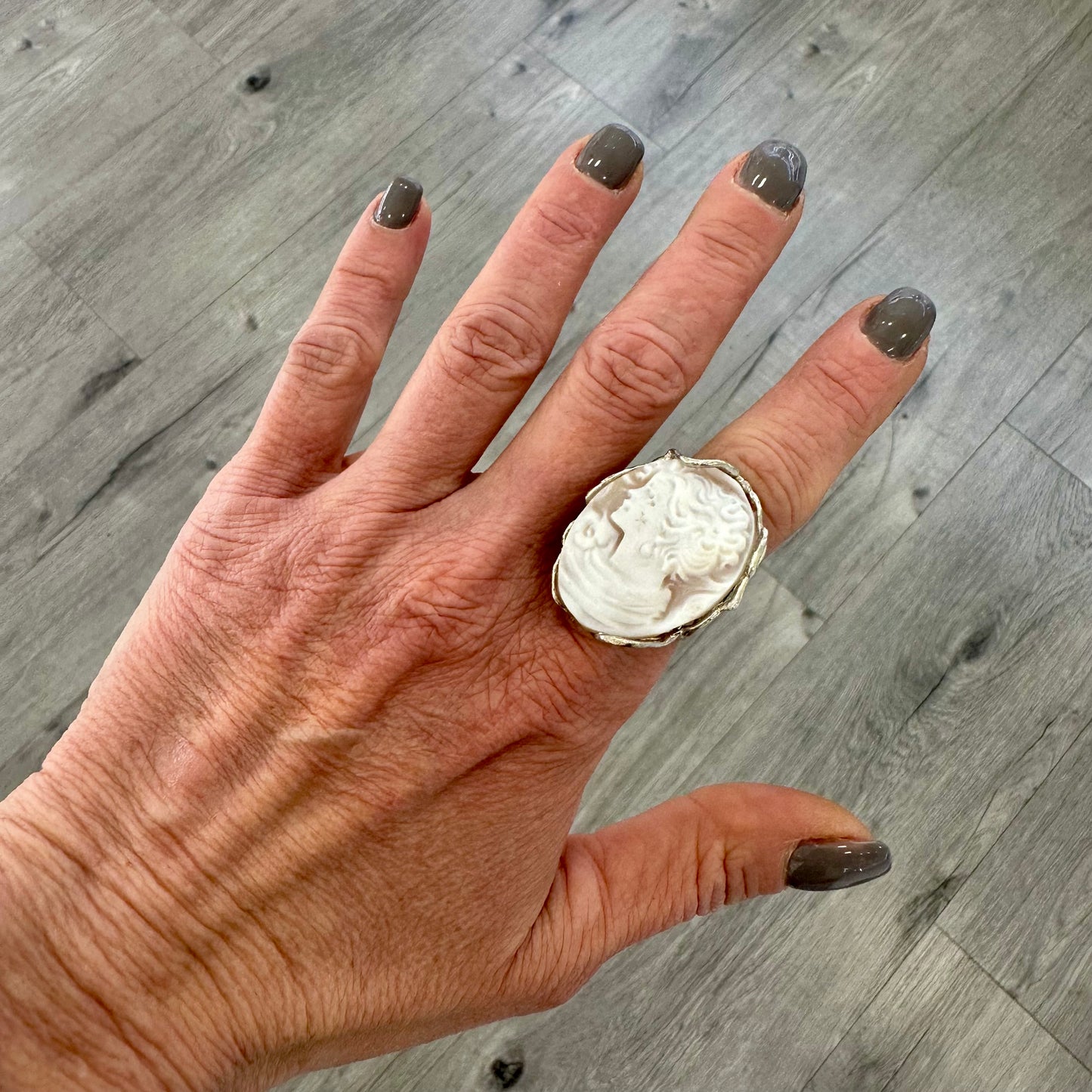 Anello Argento925 con Cameo