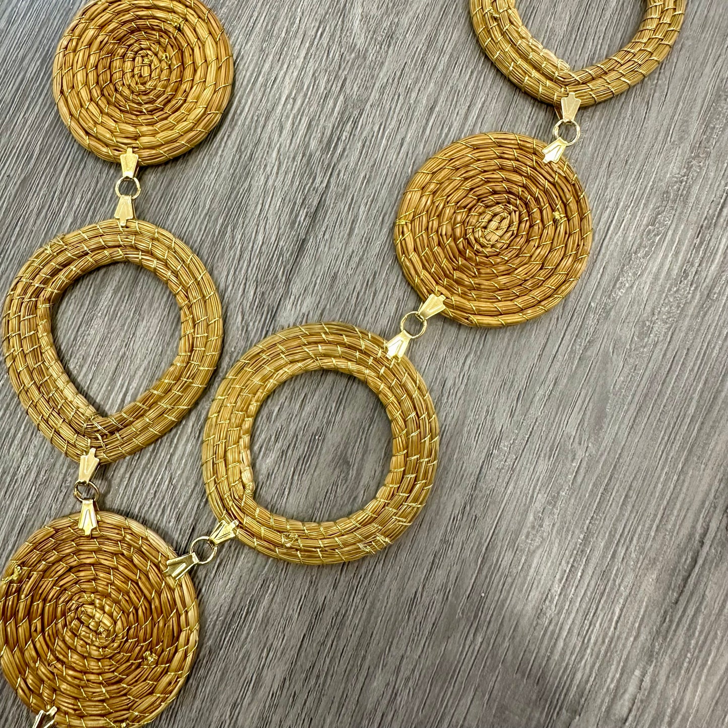 Collana “Drusilla” Capim Dourado