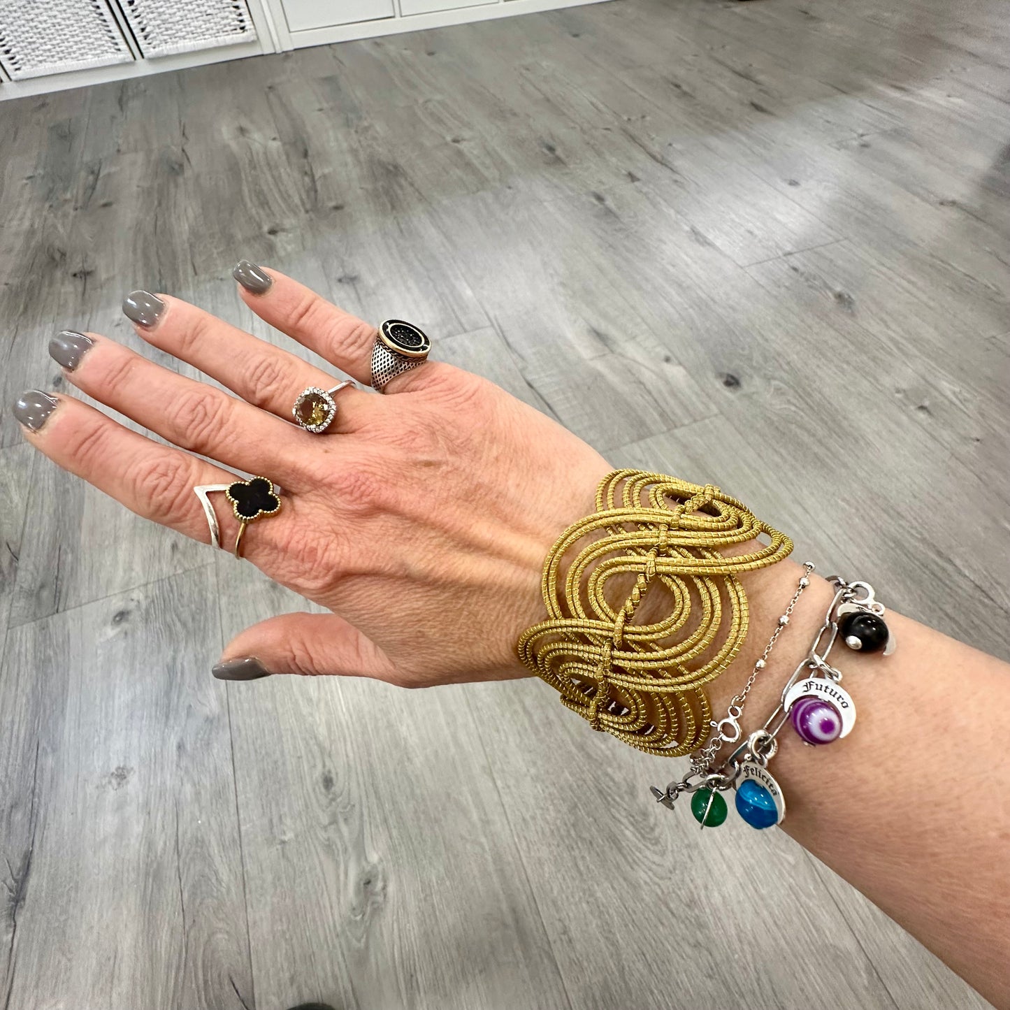 Bracciale “Enatis” Capim Dourado