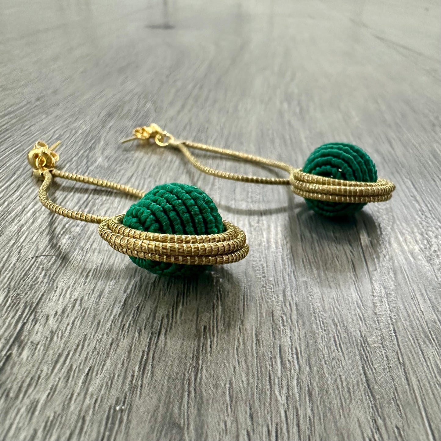 Orecchini “Aurelia” Capim Dourado