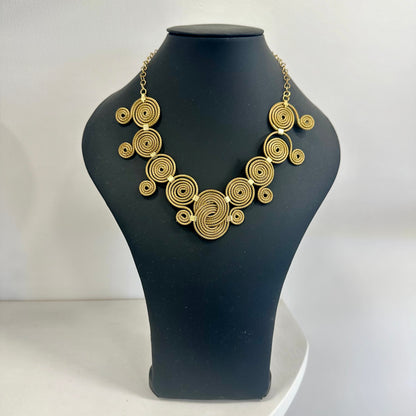 Collana Capim Dourado “Priscilla” - Oro Vegetale Intrecciato