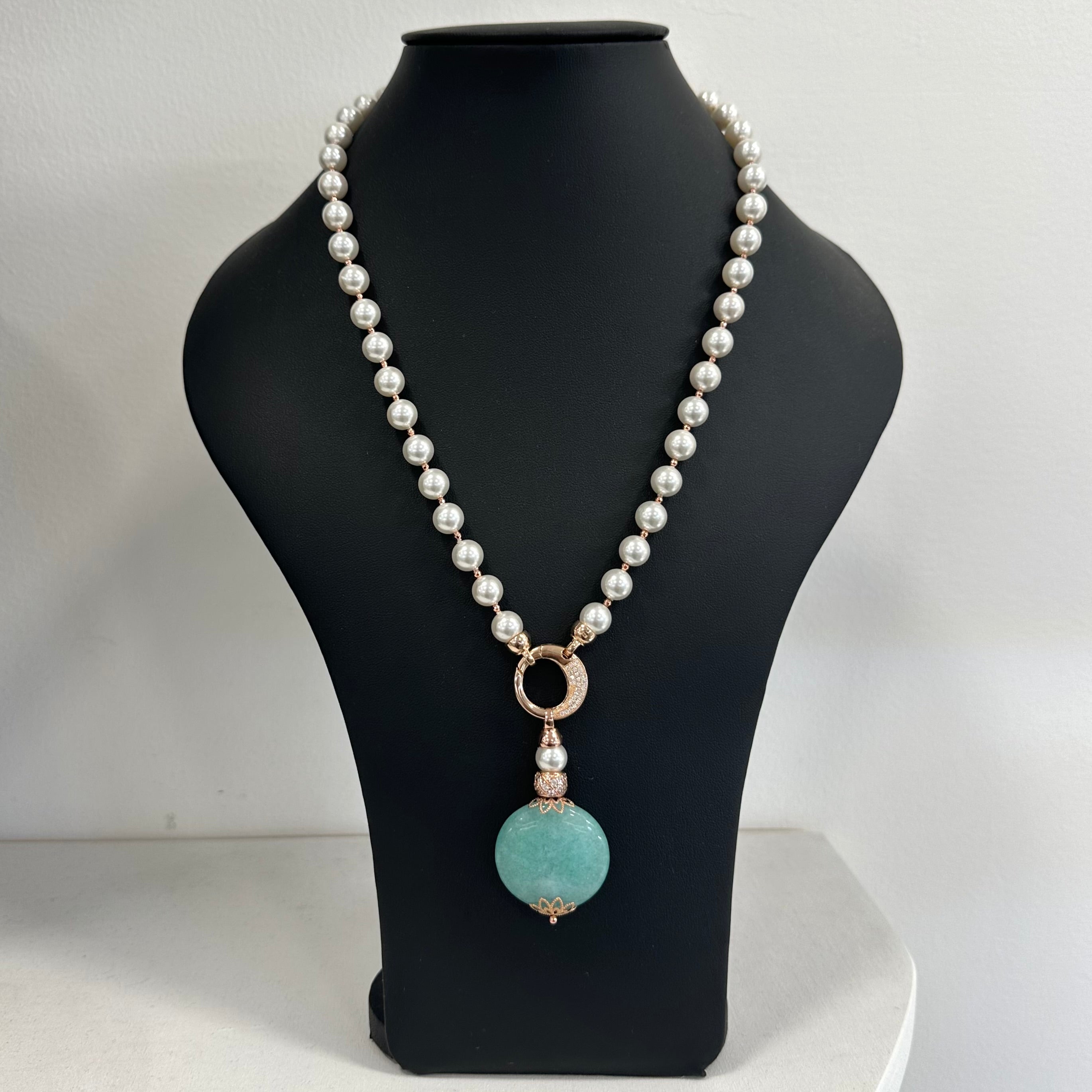 Collana Donna di Perle con Pendente