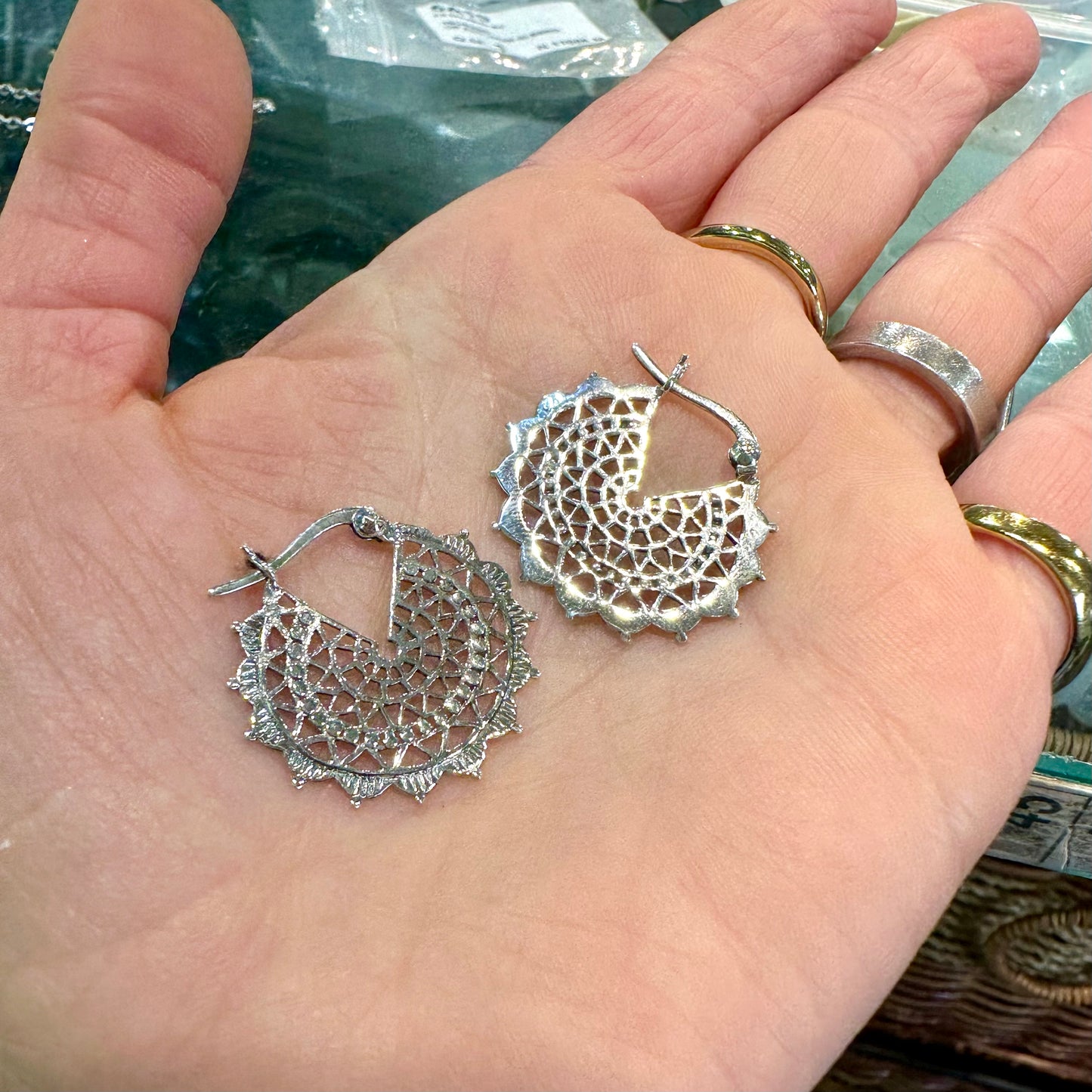Orecchini Orientali Argento 925
