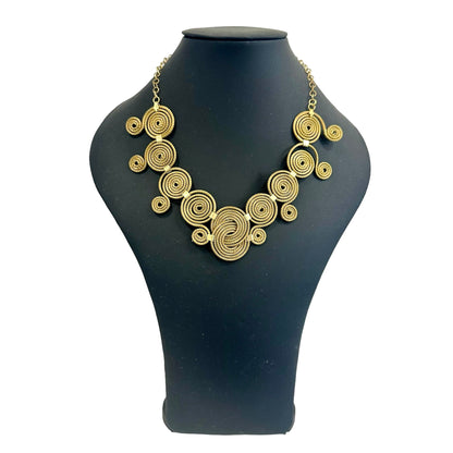 Collana Capim Dourado “Priscilla” - Oro Vegetale Intrecciato