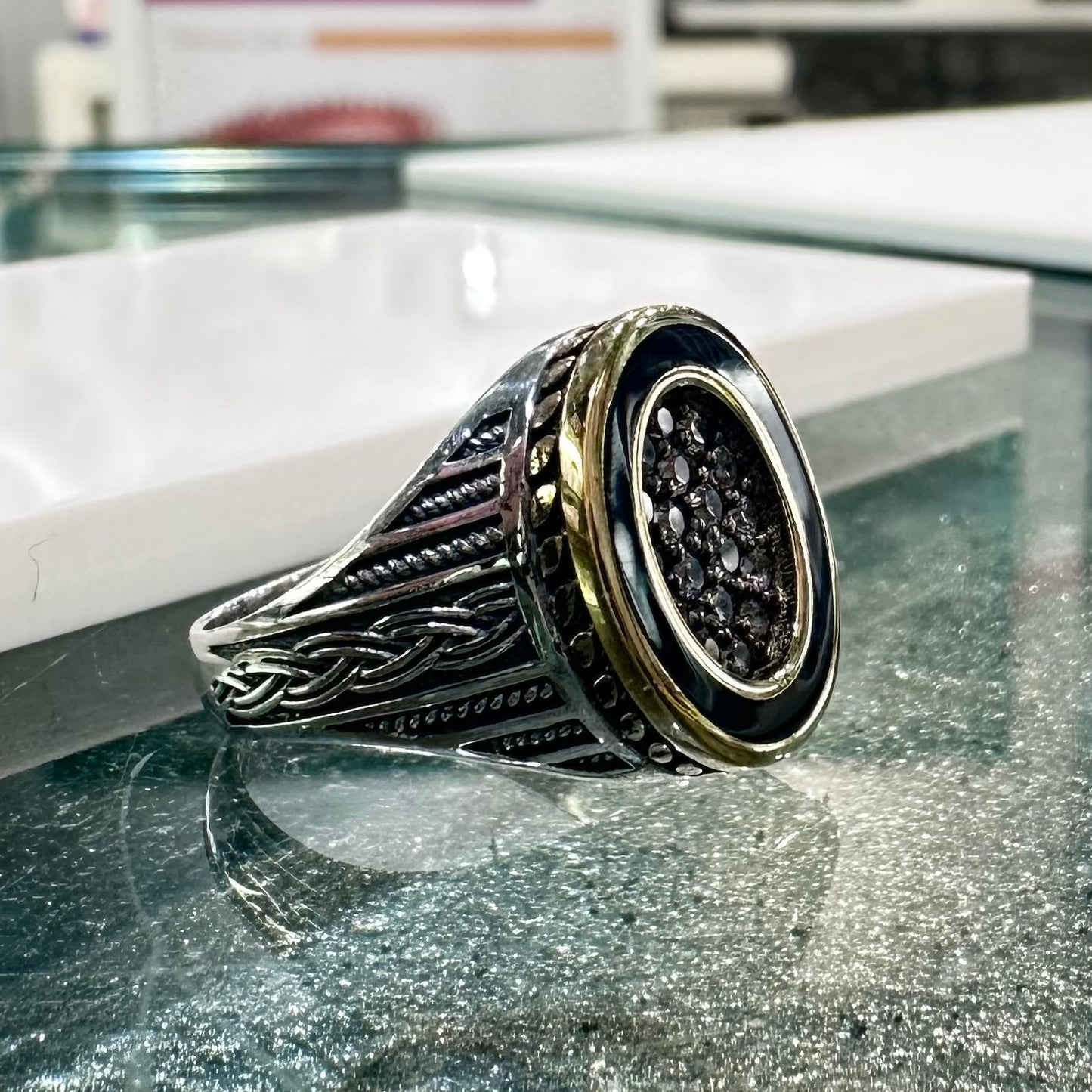 Anello Chevalier Ovale