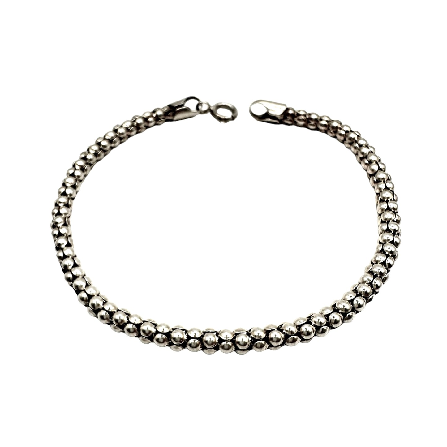 Bracciale Argento maglia “Popcorn”