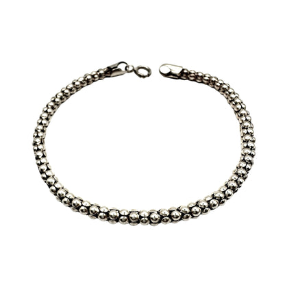 Bracciale Argento maglia “Popcorn”