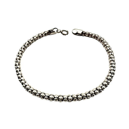 Bracciale Argento maglia “Popcorn”
