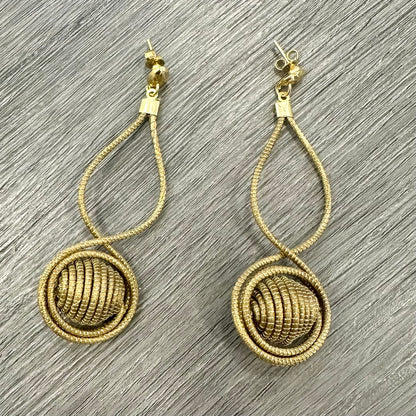 Orecchini “Aurelia” Capim Dourado