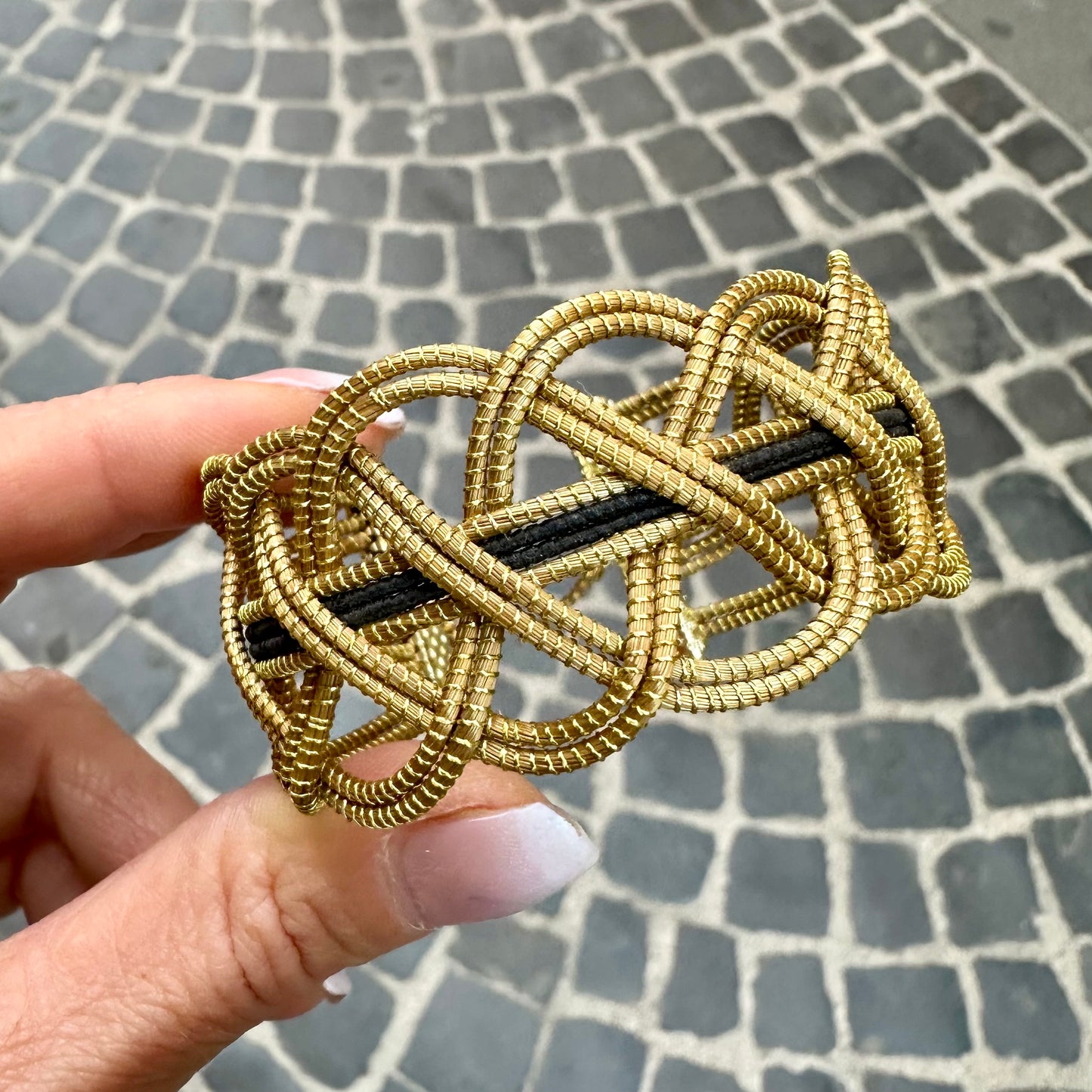 Bracciale “Tarquinia” Capim Dourado
