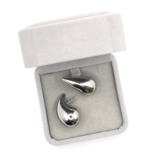 Orecchini a goccia in acciaio inox