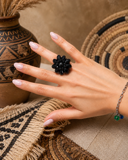 Set Completo Boho Black Shell