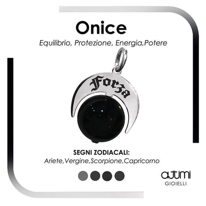Talismano Forza con Onice – segni Ariete, Vergine, Scorpione e Capricorno