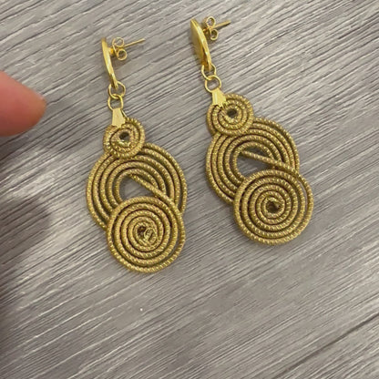 Orecchini “Orlena” Capim Dourado