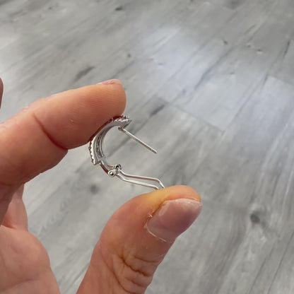 Orecchini in Argento 925 con Zirconi Multicolori