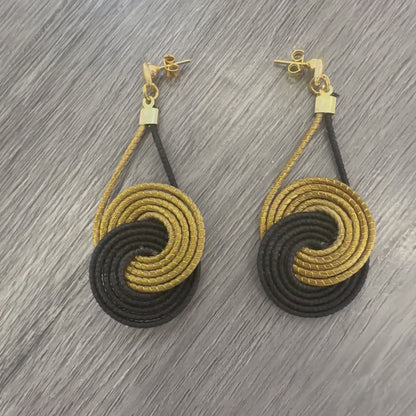 Orecchini Capim Dourado "Spiralis" Lunghi