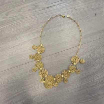 Collana Capim Dourado “Priscilla” - Oro Vegetale Intrecciato