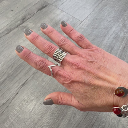 Anello Argento 925 a fascia alta