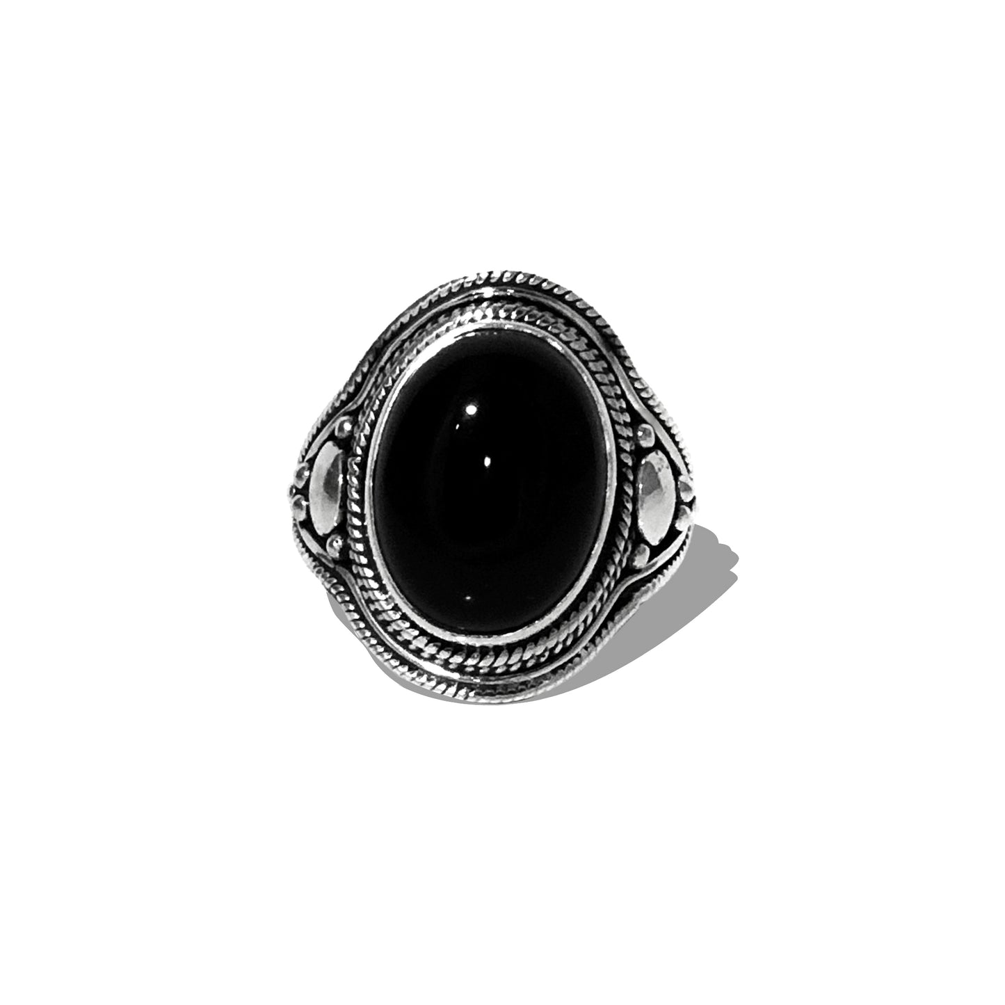 Anello Ovale Nero