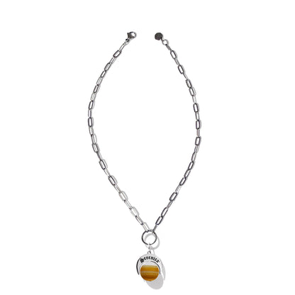 Choker Naja Talismano “Serenità ” Agata Gialla
