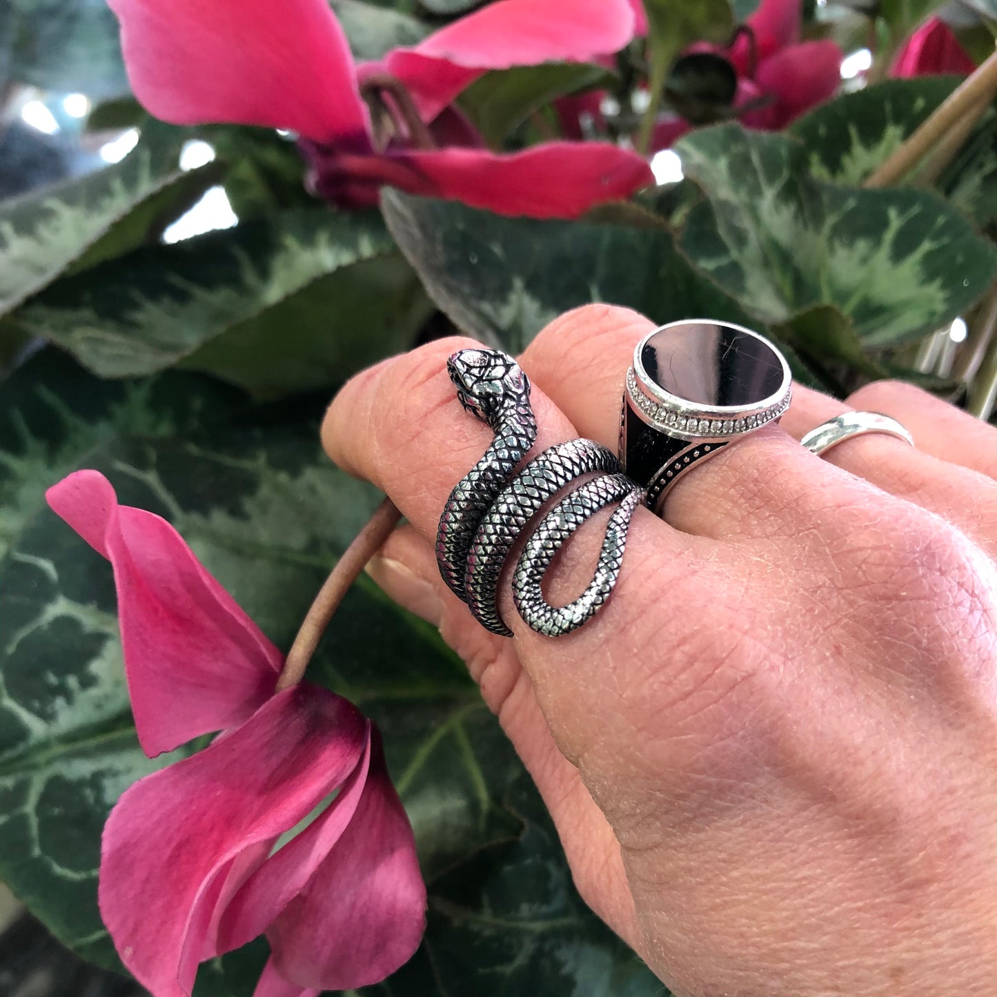 Anello Serpente Acciaio