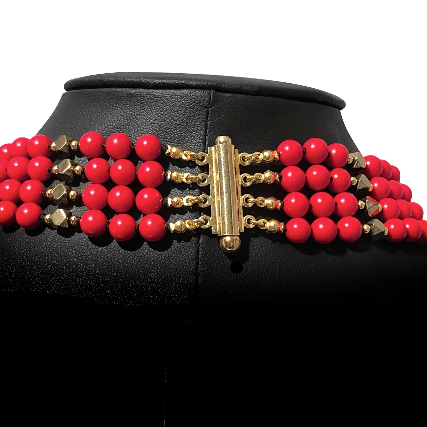 Collana Donna Pasta di Corallo Multifilo
