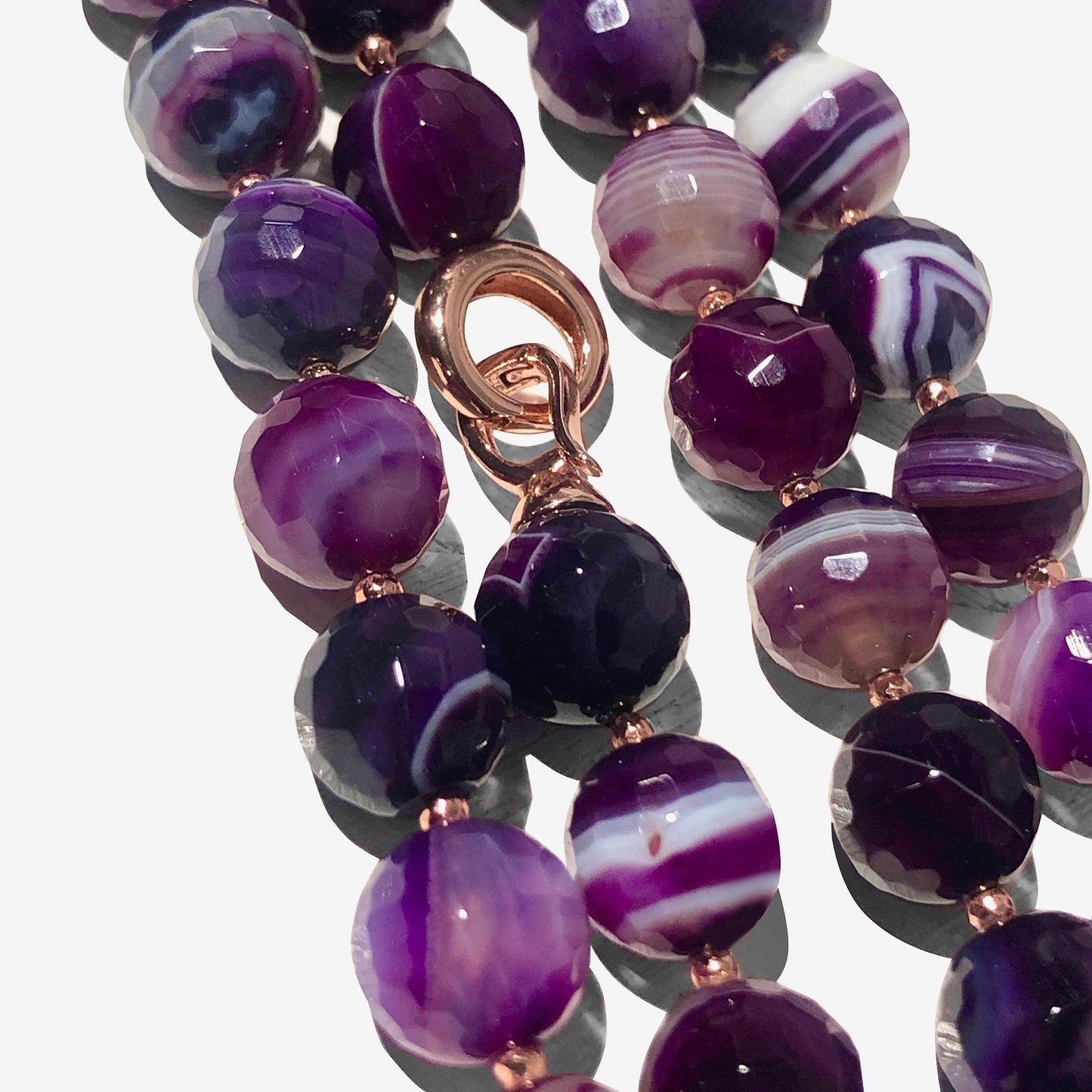 Collana Donna Agata Viola Striata